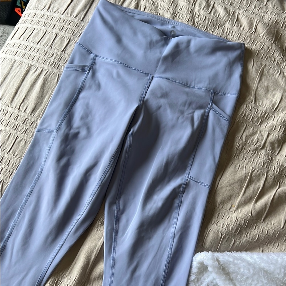 Women's High-Waisted blue/lilac Leggings
